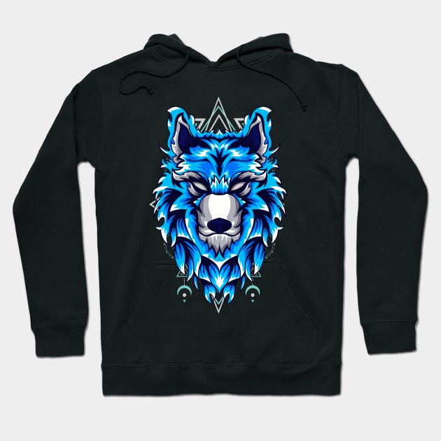 wolf snow Hoodie by SHINIGAMII